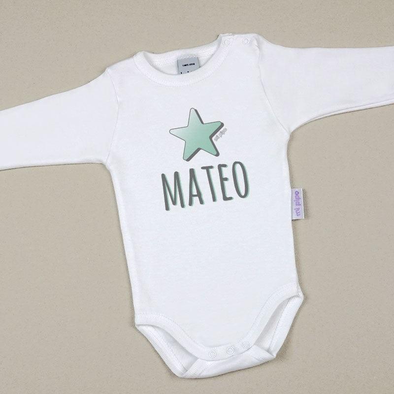 Body Personalizado Bebé Estrella Nombre Mi Pipo - Nanetes #